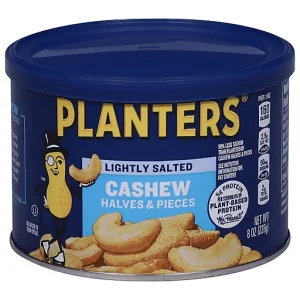 Planters Cashew, Lightly Salted, Halves & Pieces 8 oz