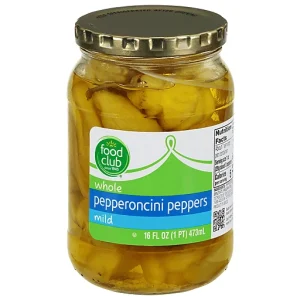 Food Club Pepperoncini Peppers, Mild, Whole 16 fl oz