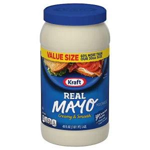 Kraft Real Mayo Creamy & Smooth Mayonnaise, 48 fl oz Jar