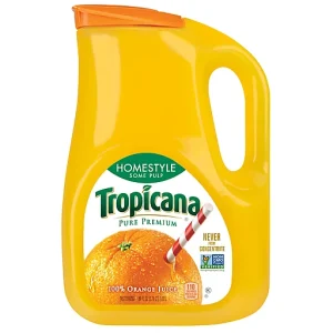 TROPICANA 100% JUICE, ORANGE, PURE PREMIUM, HOMESTYLE SOME PULP
