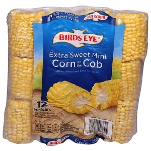 Birds Eye Extra Sweet Mini Corn On The Cob, Frozen Vegetables, 12-Count