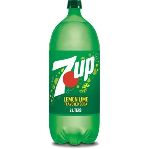 7UP Lemon Lime Soda, 2 L bottle