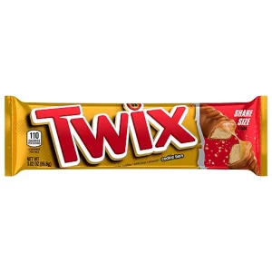 TWIX Milk Chocolate Caramel Cookie Candy Bar, Share Size, 3.02 oz