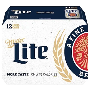 MILLER LITE BEER CAN 12 PACK