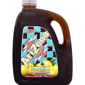 Ari Zona Iced Tea, With Lemon Flavor, Sun Brewed Style 128 oz