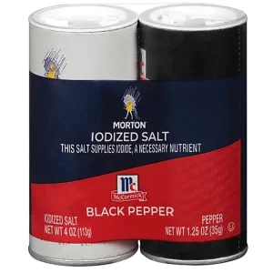 MORTON SALT & PEPPER, IODIZED