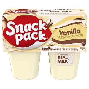 Snack Pack Vanilla Flavored Pudding Cups, 3.25 oz., 4-Count