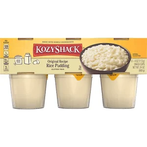 Kozy Shack Gluten Free Original Recipe Rice Pudding 6 ea
