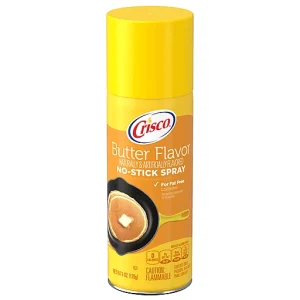 Crisco No Stick Spray, Butter Flavor 6 oz