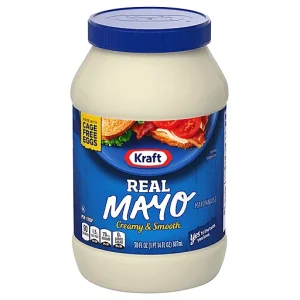 Kraft Real Mayo Creamy & Smooth Mayonnaise, for a Keto and Low Carb Lifestyle, 30 fl oz Jar