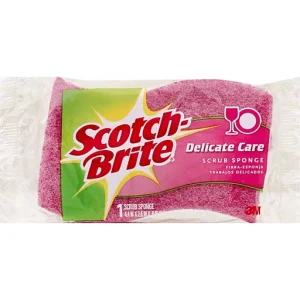 Scotch Brite Scrub Sponge, Delicate Care
