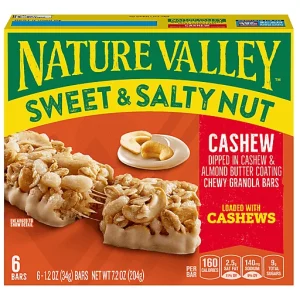 Nature Valley Chewy Cashew Granola Bars 6 ea