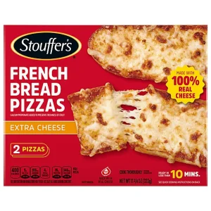 STOUFFER'S FRENCH BREAD PIZZAS EXTRA CHEESE