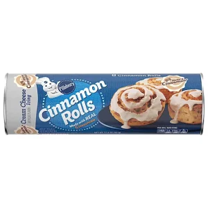 PILLSBURY CINNAMON ROLLS, CREAM CHEESE ICING