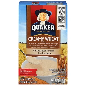 QUAKER CREAMY WHEAT CINNAMON