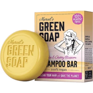 MARCEL'S GREEN SOAP SHAMPOO BAR VANILLA & CHERRY BLOSSOM