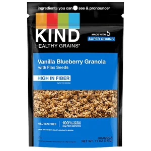 Kind Vanilla Blueberry Granola With Flax Seeds 11 oz
