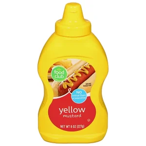 Food Club Yellow Mustard 8 oz