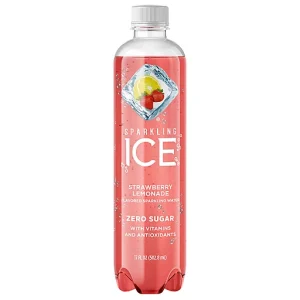 Sparkling Ice Zero Sugar Strawberry Lemonade Sparkling Water 17 fl oz