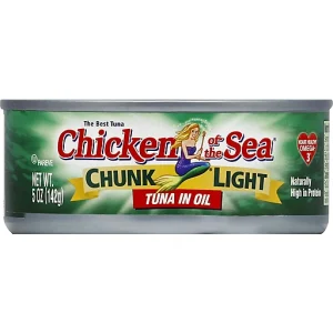 Chicken Of The Sea Tuna, Chunk Light, In Oil 5 oz