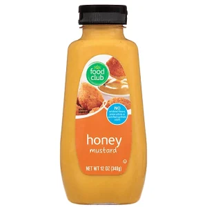 Food Club Mustard, Honey 12 oz