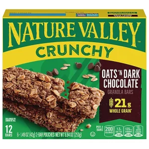 Nature Valley Oats 'N Dark Chocolate Granola Bars 6 ea
