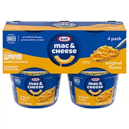 KRAFT MACARONI & CHEESE DINNER CUPS ORIGINAL FLAVOR