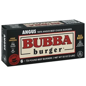 Bubba Burger Burgers, Angus Beef 6 ea