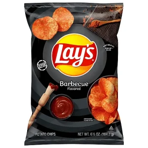LAYS POTATO CHIPS, BARBECUE FLAVORED