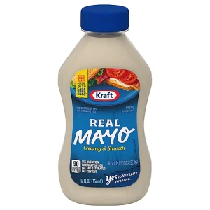 Kraft Real Mayo Creamy & Smooth Mayonnaise, 12 fl oz Bottle