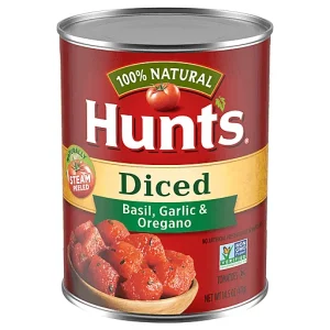 Hunt's Tomatoes, Basil, Garlic & Oregano, Diced 14.5 oz