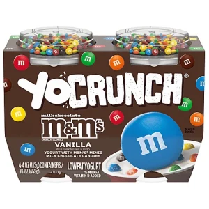 Yo Crunch Lowfat Vanilla Yogurt 4 ea