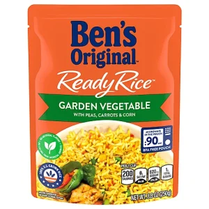 Ben's Original Garden Vegetable Ready Rice With Peas, Carrots & Corn 8.8 oz