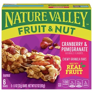 Nature Valley Chewy Cranberry & Pomegranate Granola Bars 6 ea
